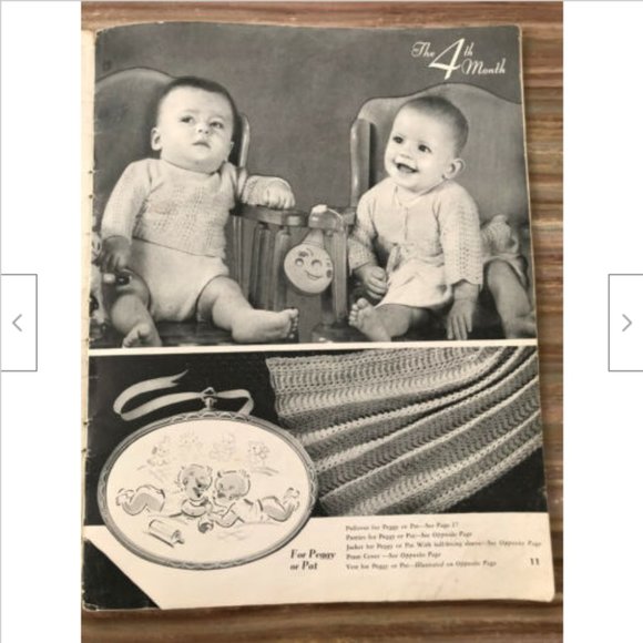 1940s Baby Styles by Beehive #41 Knitting Pattern Book Infant Layette Clothing - Picture 4 of 6